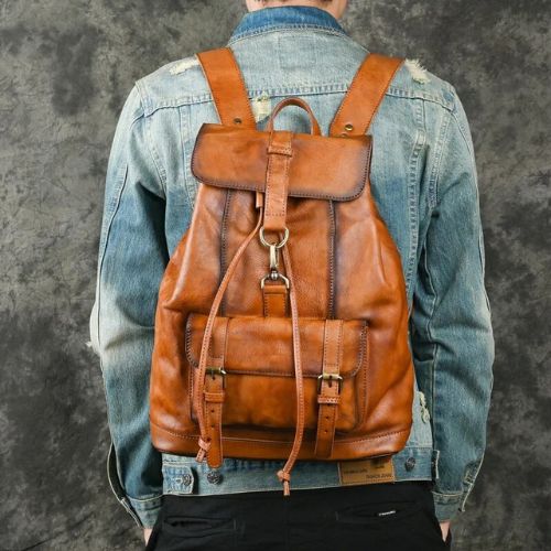 Le Sac à Dos de Luxe en Cuir pour Homme