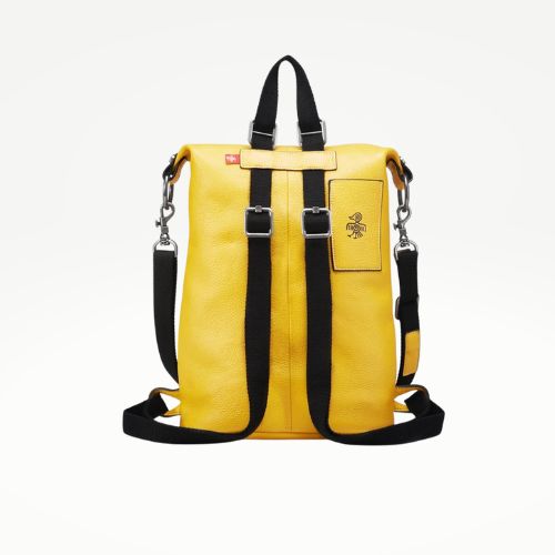 Le Sac à Dos en Cuir Jaune