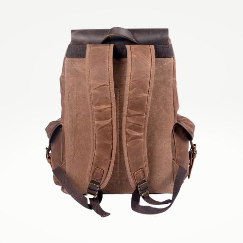 Le Sac à Dos pour Femme en Cuir et Tissu