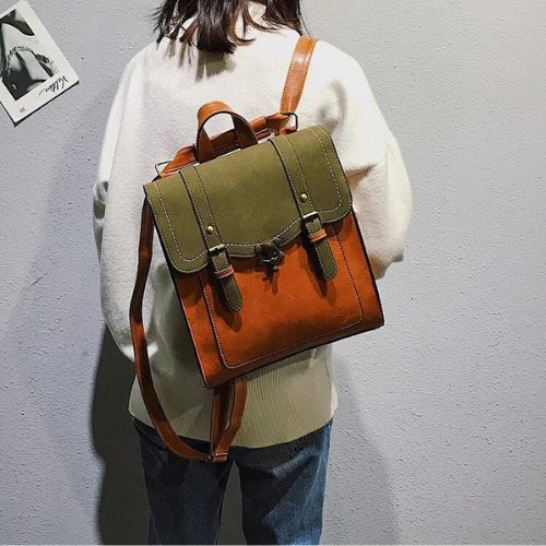 Le Sac à Dos pour Femme en Cuir Camel